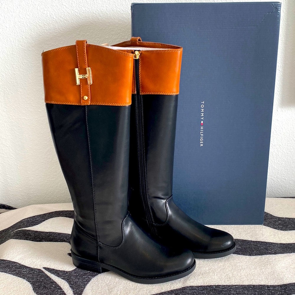 CLOSET CLEAR OUT $20 Black & Brown Boots Tommy Hilfiger 6M